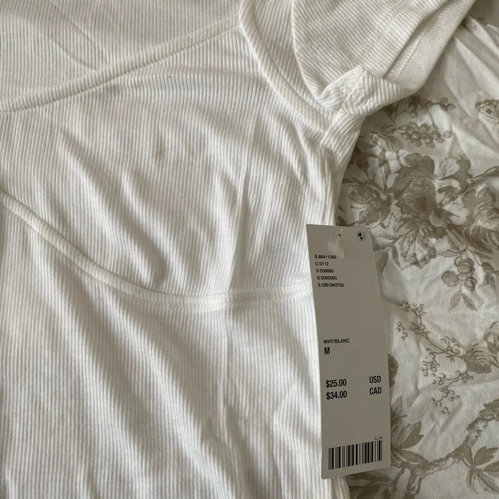 Urban Outfitters White Corset Tee - Picture 3 of 3